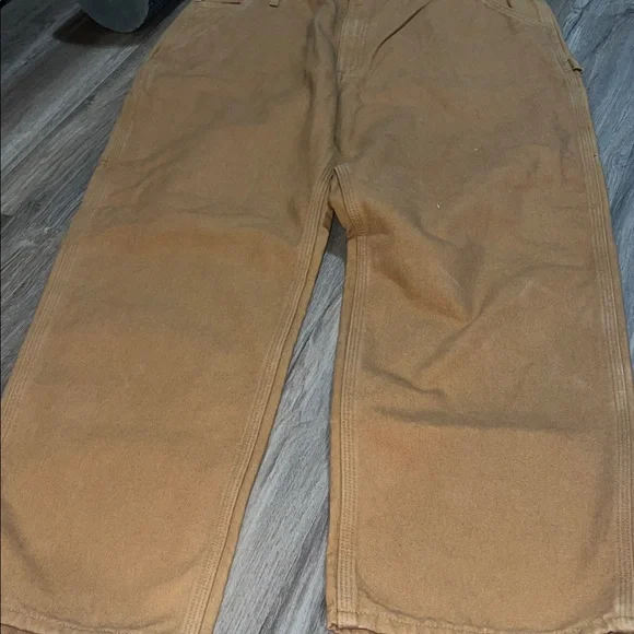 Carhartt Men's Tan Original Dungaree Pants Sz 42x30 nwt - Picture 5 of 6